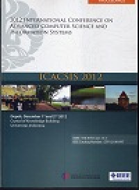 International conference on advanced computer science and information systems (ICACSIS) Proceedings, Depok, 1-2 December 2012/ Institute of Electrical and Electronics Engineers (IEEE)