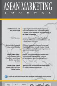 Asean Marketing Journal, Volume 4 Tahun 2012