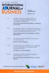 Image of Gadjah Mada International Journal of Business, Volume 24 Tahun 2022