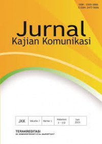 Image of Jurnal Kajian Komunikasi, Volume 8 Tahun 2020