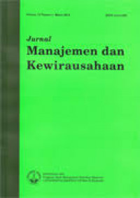 Jurnal Manajemen dan Kewirausahaan, Volume 21 Tahun 2019