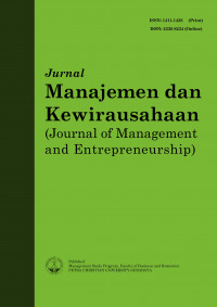 Image of Jurnal Manajemen dan Kewirausahaan, Volume 23 Tahun 2021