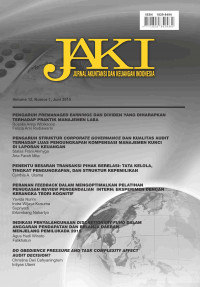 Jurnal Akuntansi dan Keuangan Indonesia, Volume 17 Tahun 2020