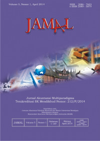 Jurnal Akuntansi Multiparadigma, Volume 5 Tahun 2014