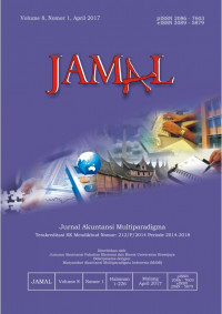 Jurnal Akuntansi Multiparadigma, Volume 8 Tahun 2017